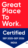 Great Place to Work Certified — September 2025 to September 2026, India